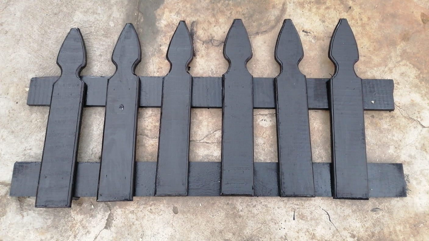 Barda pintada 2x4 pies